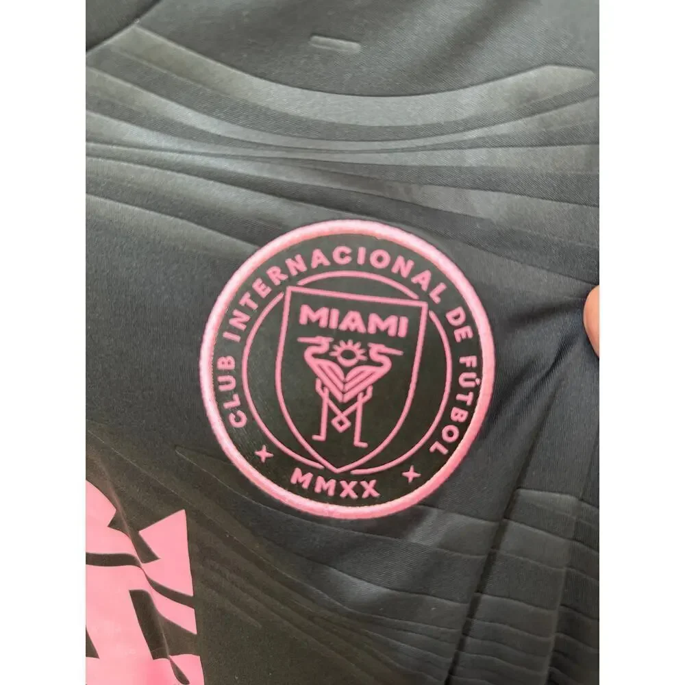 Adidas Men's Black Inter Miami CF 23/24 Messi Away Jersey Size XL